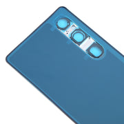 For Sony Xperia 1 V Original Battery Back Cover with Camera Lens Cover(Silver)