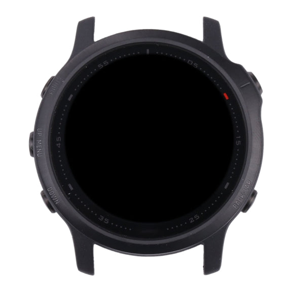 For Garmin Fenix 6S Pro LCD Screen Digitizer Full Assembly With Frame (Black)