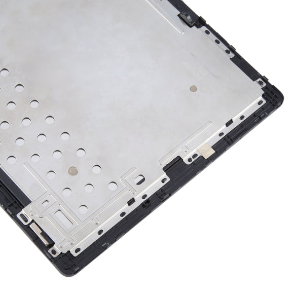 For Lenovo 10W 10 inch LCD Screen Digitizer Full Assembly with Frame (Black)