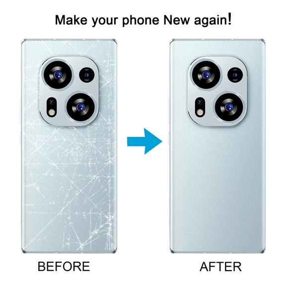 For Tecno Phantom X2 AD8 Original Battery Back Cover(White)