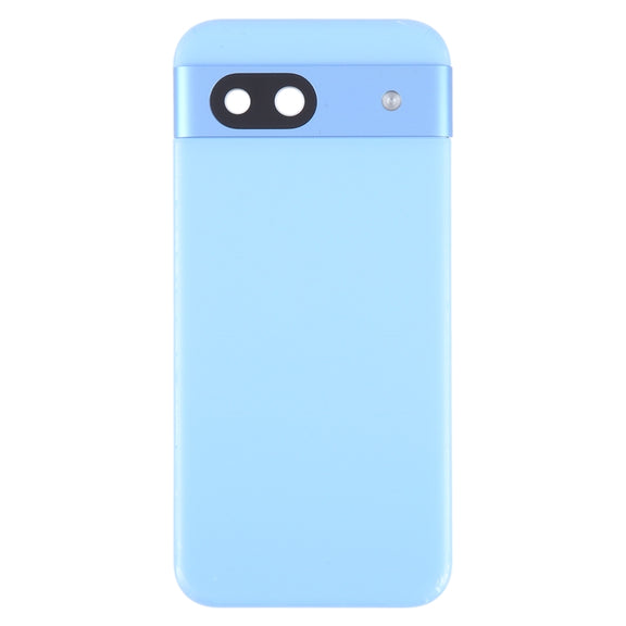 For Google Pixel 8A Battery Back Cover with Camera Lens Cover(Blue)