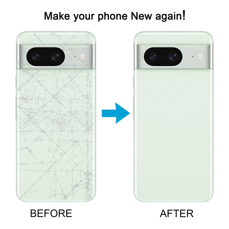 For Google Pixel 8A Battery Back Cover with Camera Lens Cover(Blue)