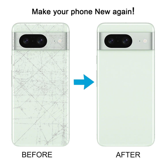 For Google Pixel 8A Battery Back Cover with Camera Lens Cover(Blue)