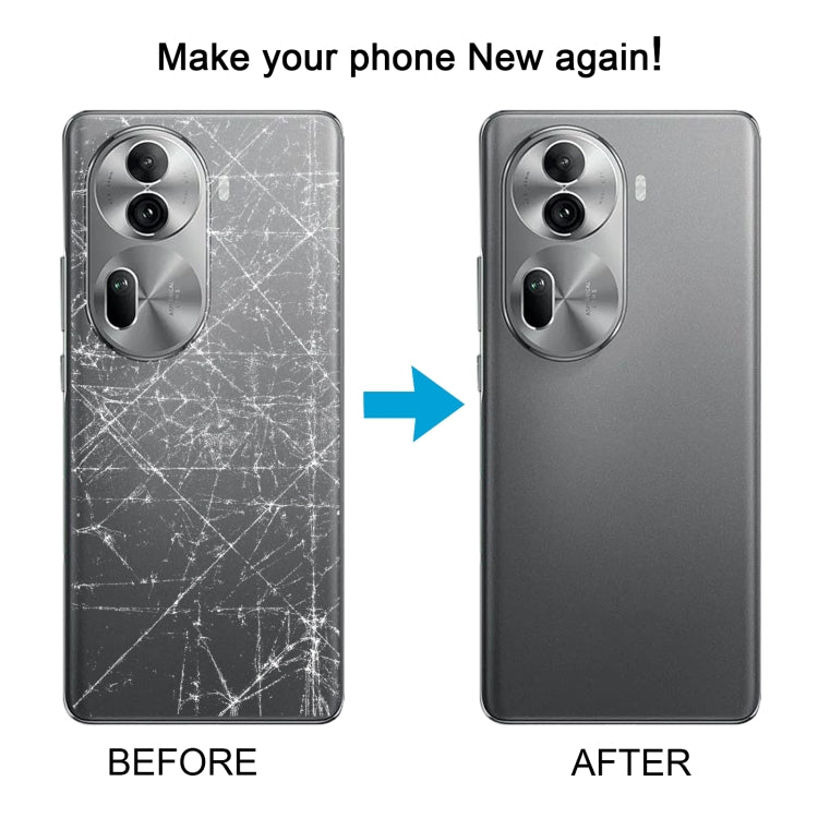 For OPPO Reno11 Pro Global Original Battery Back Cover with Camera Lens Cover(Grey)
