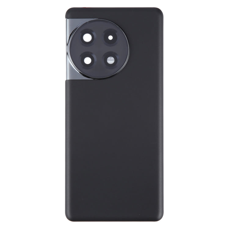 For OnePlus 11R Battery Back Cover with Camera Lens Cover(Black)