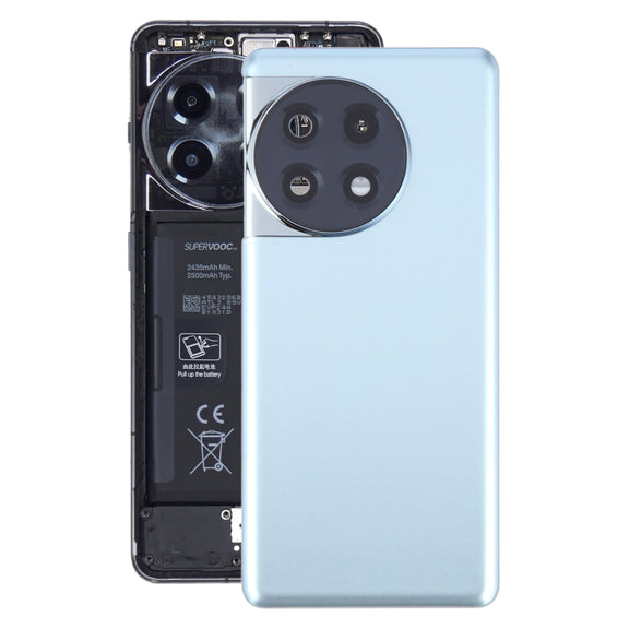 For OnePlus 11R Battery Back Cover with Camera Lens Cover(Green)