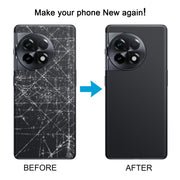 For OnePlus 11R Battery Back Cover with Camera Lens Cover(Black)
