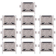 For Lenovo Tab M10 Plus 3rd Gen TB125FU 10pcs Charging Port Connector - Tail Connector by PMc TechLife | Online Shopping South Africa | PMc TechLife | Buy Now Pay Later Mobicred