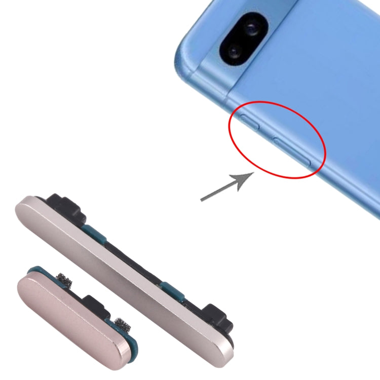 For Google Pixel 8A Power Button + Volume Control Button (Gold)