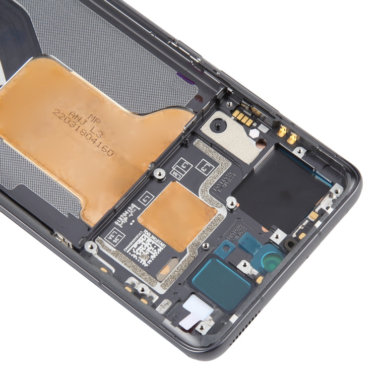 For Xiaomi 12S Original AMOLED Material LCD Screen Digitizer Full Assembly with Frame (Black)