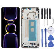 For Xiaomi Redmi K60 Pro Original OLED Material LCD Screen Digitizer Full Assembly with Frame (Silver)