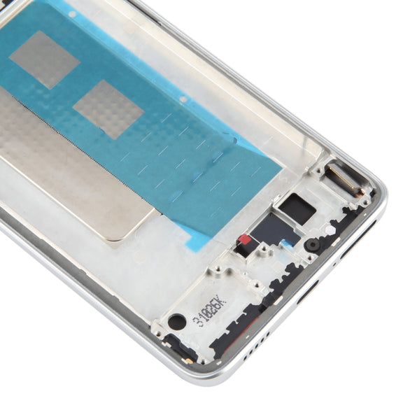 For Xiaomi Redmi K60 Pro Original OLED Material LCD Screen Digitizer Full Assembly with Frame (Silver)