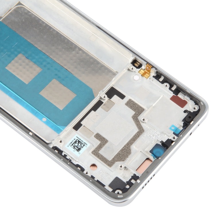 For Xiaomi Redmi K60 Pro Original OLED Material LCD Screen Digitizer Full Assembly with Frame (Silver)