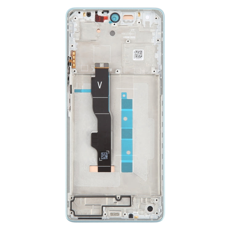 For Xiaomi Redmi Note 13 5G Original AMOLED Material LCD Screen Digitizer Full Assembly with Frame (Blue)
