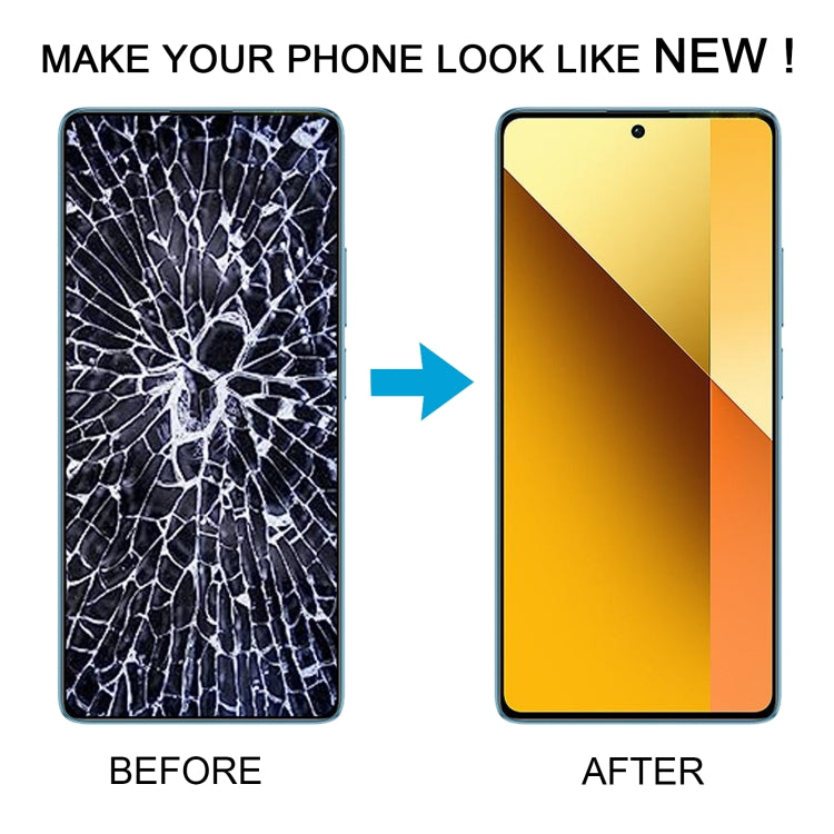 For Xiaomi Redmi Note 13 5G Original AMOLED Material LCD Screen Digitizer Full Assembly with Frame (Blue)