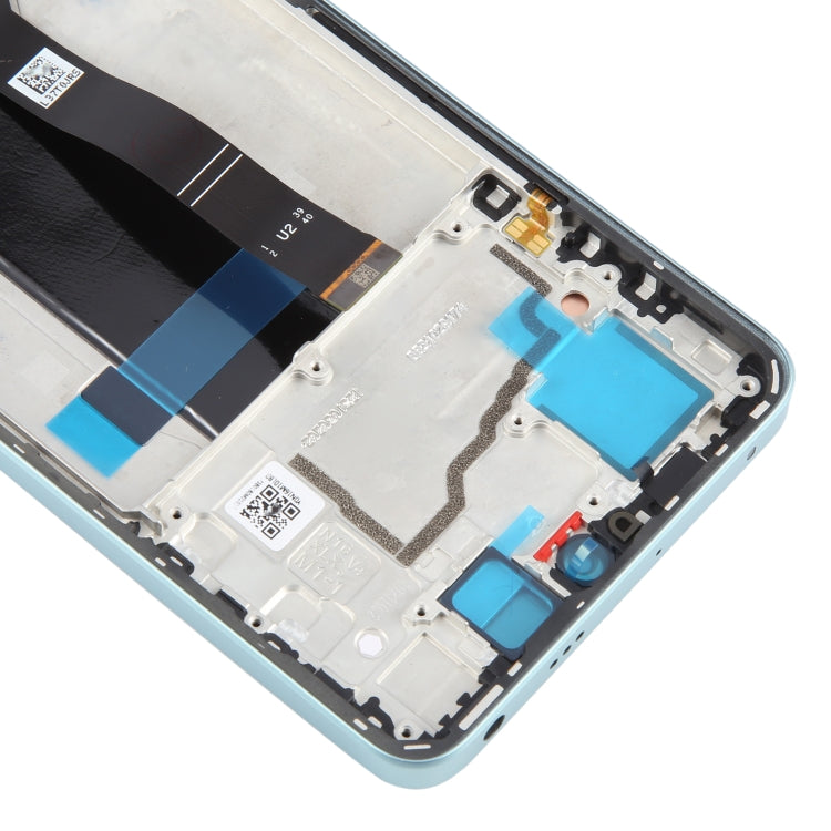 For Xiaomi Poco X6 Original AMOLED Material LCD Screen Digitizer Full Assembly with Frame (Blue)