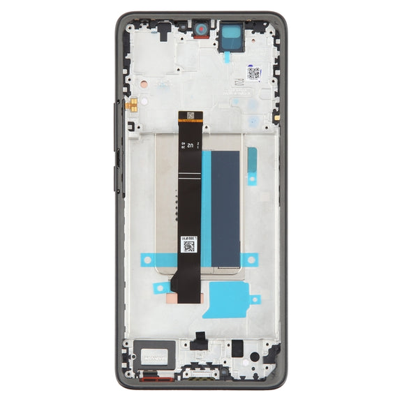 For Xiaomi Redmi Note 13 Pro+ Original AMOLED Material LCD Screen Digitizer Full Assembly with Frame (Black)