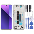 For Xiaomi Redmi Note 13 Pro+ Original AMOLED Material LCD Screen Digitizer Full Assembly with Frame (Silver) - LCD Screen by PMC TechLife | Online Shopping South Africa | PMC TechLife