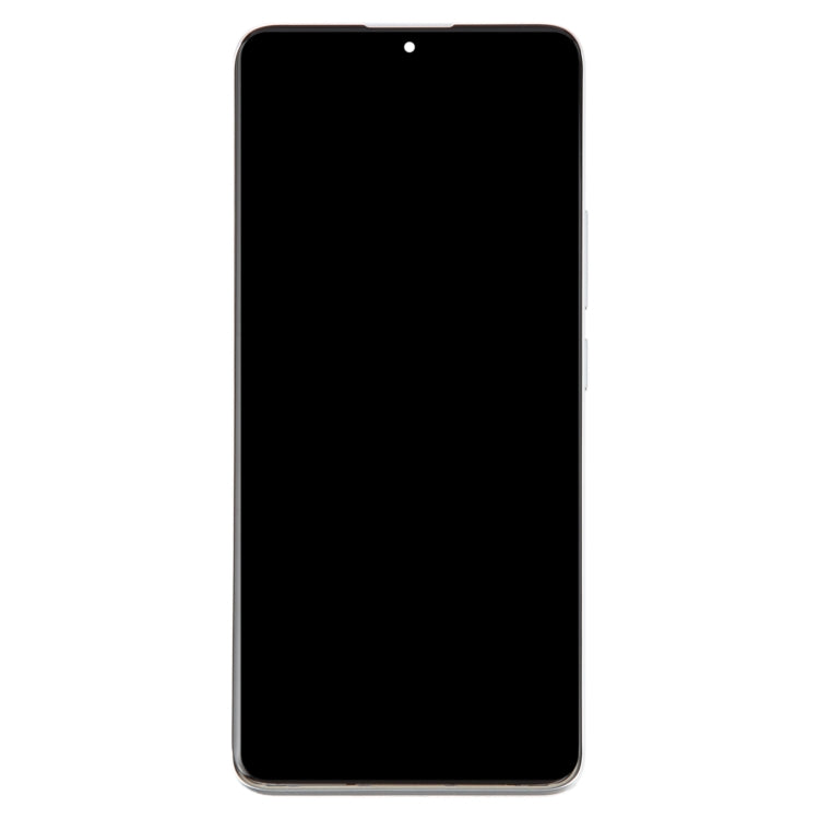 For Xiaomi Redmi Note 13 Pro+ Original AMOLED Material LCD Screen Digitizer Full Assembly with Frame (Silver)