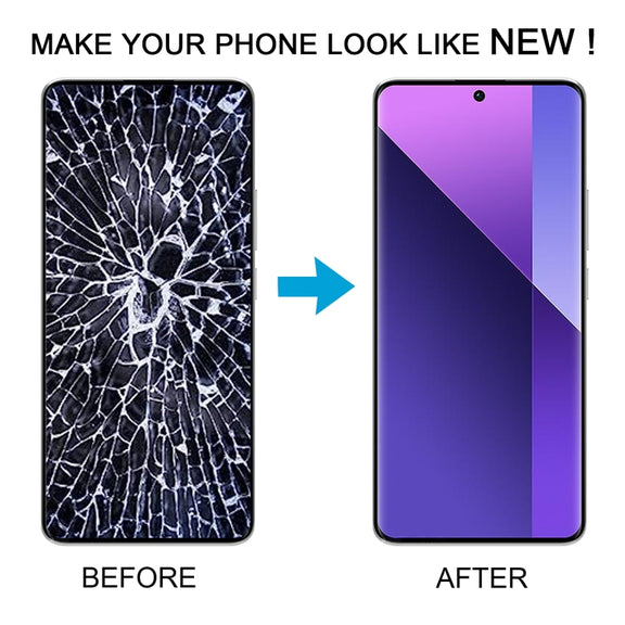 For Xiaomi Redmi Note 13 Pro+ Original AMOLED Material LCD Screen Digitizer Full Assembly with Frame (Purple)