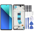 For Xiaomi Redmi Note 13 4G Original AMOLED Material LCD Screen Digitizer Full Assembly with Frame (Black) - LCD Screen by PMC TechLife | Online Shopping South Africa | PMC TechLife