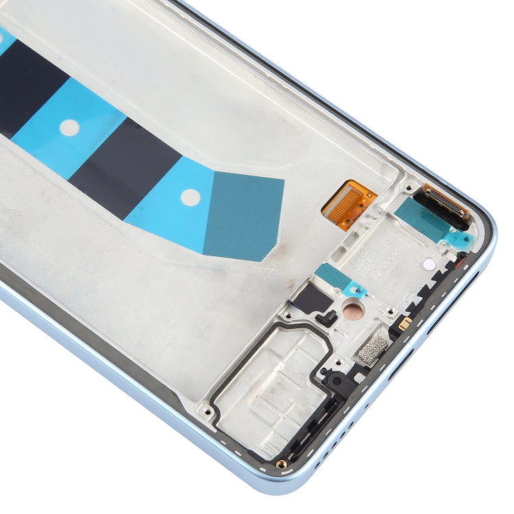 For Xiaomi Redmi Note 13 4G Original AMOLED Material LCD Screen Digitizer Full Assembly with Frame (Blue)