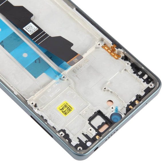 For Xiaomi Redmi Note 13 Pro 4G Original AMOLED Material LCD Screen Digitizer Full Assembly with Frame (Blue)