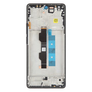 For Xiaomi Poco M6 Pro 4G Original AMOLED Material LCD Screen Digitizer Full Assembly with Frame (Black)