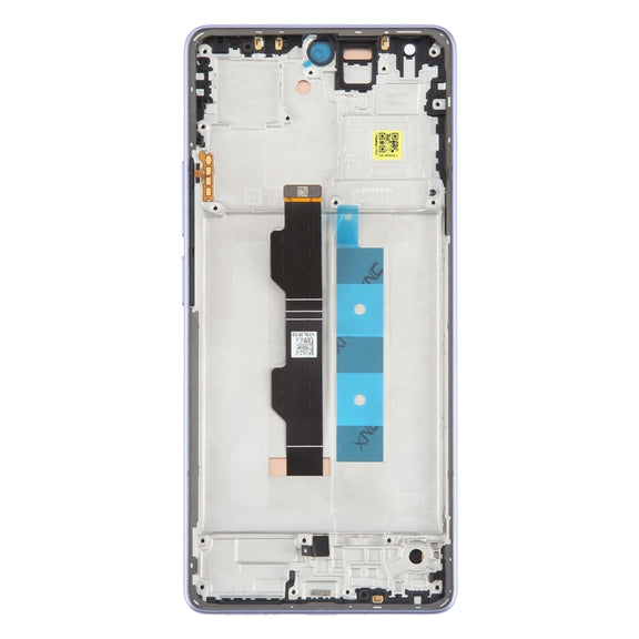 For Xiaomi Poco M6 Pro 4G Original AMOLED Material LCD Screen Digitizer Full Assembly with Frame (Purple)