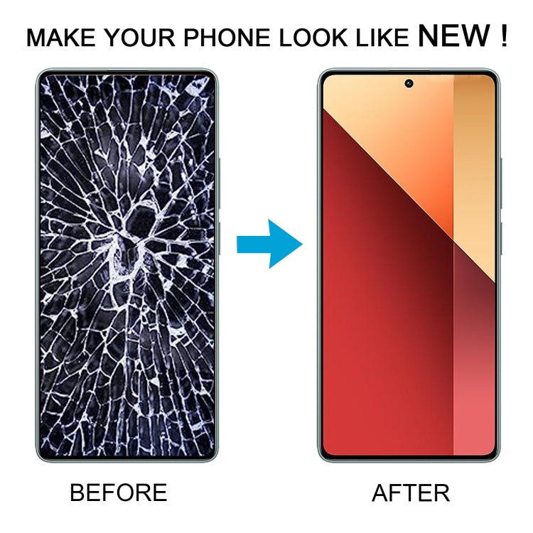 For Xiaomi Poco M6 Pro 4G Original AMOLED Material LCD Screen Digitizer Full Assembly with Frame (Blue)