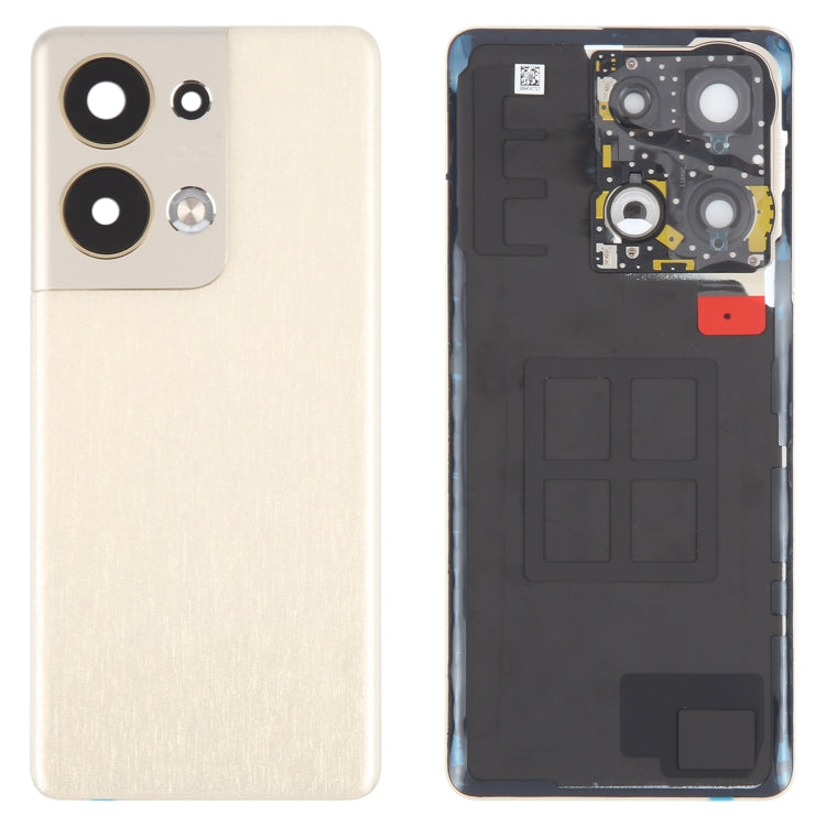 For OPPO Reno9 Pro+ Original Battery Back Cover with Camera Lens Cover(Gold)