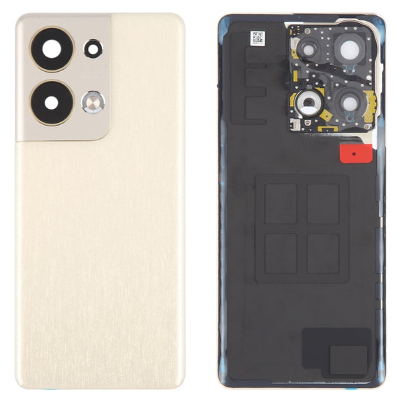 For OPPO Reno9 Pro+ Original Battery Back Cover with Camera Lens Cover(Gold)