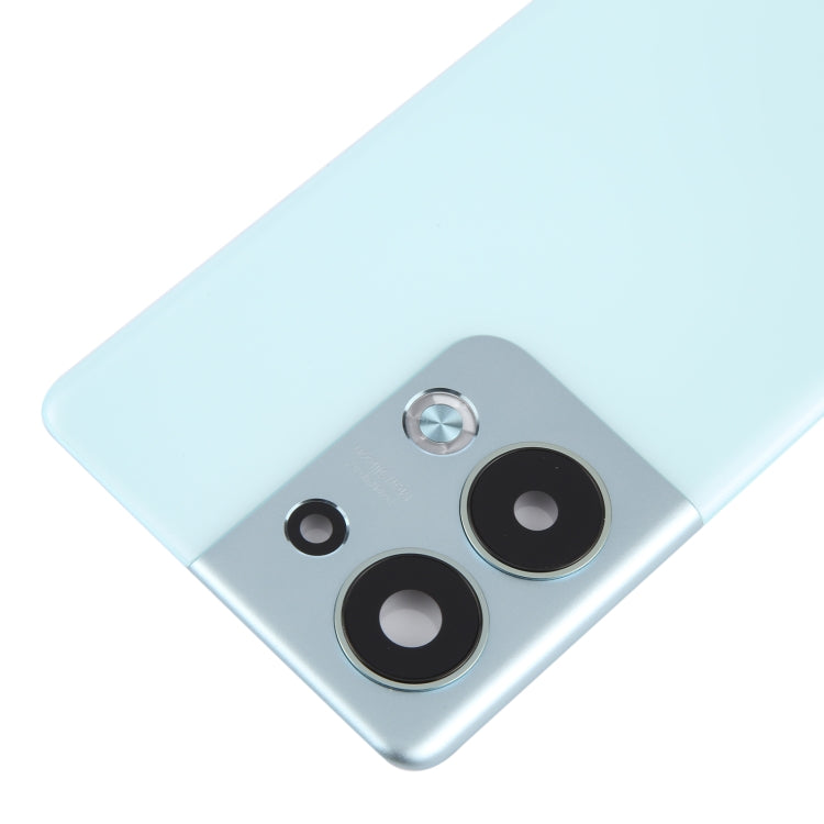 For OPPO Reno9 Pro+ Original Battery Back Cover with Camera Lens Cover(Blue)