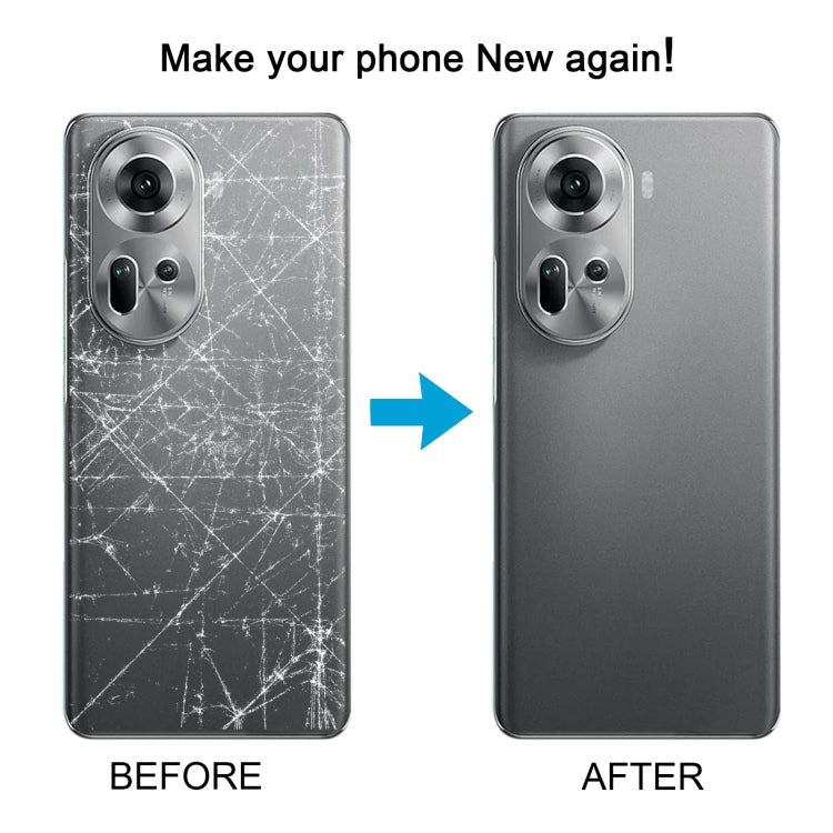 For OPPO Reno11 5G Original Battery Back Cover with Camera Lens Cover(Green)