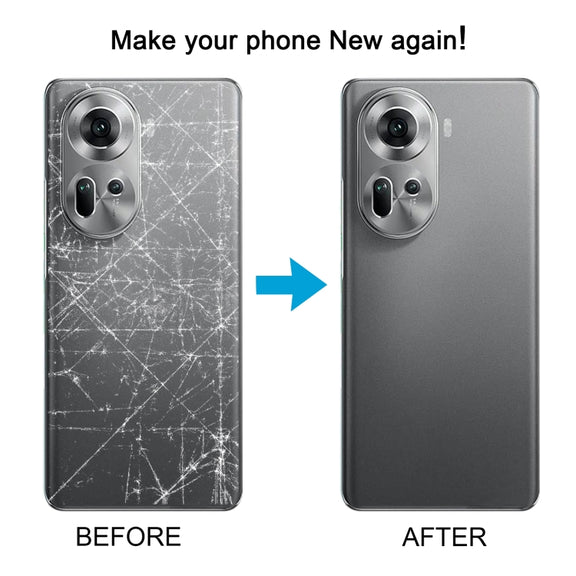 For OPPO Reno11 5G Original Battery Back Cover with Camera Lens Cover(Grey)