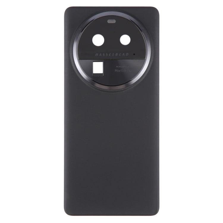 For OPPO Find X6 Pro Original Battery Back Cover with Camera Lens Cover(Black)