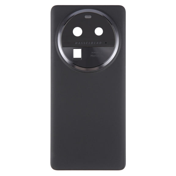 For OPPO Find X6 Pro Original Battery Back Cover with Camera Lens Cover(Black)