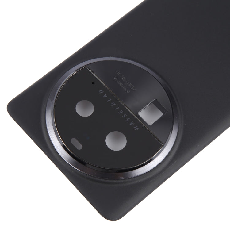 For OPPO Find X6 Pro Original Battery Back Cover with Camera Lens Cover(Black)
