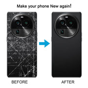 For OPPO Find X6 Pro Original Battery Back Cover with Camera Lens Cover(Brown)
