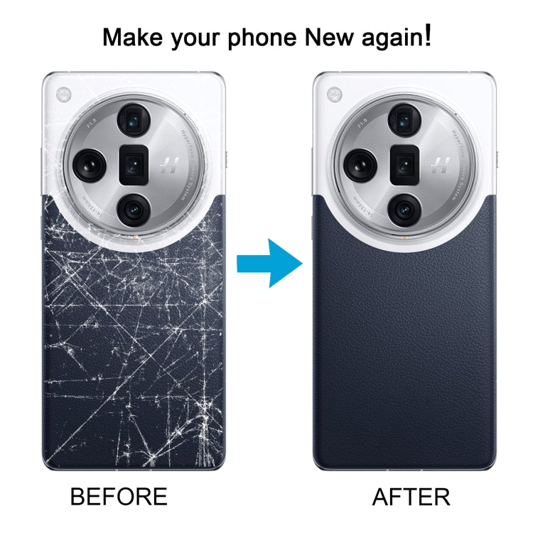 For OPPO Find X7 Original Battery Back Cover with Camera Lens Cover(Blue)