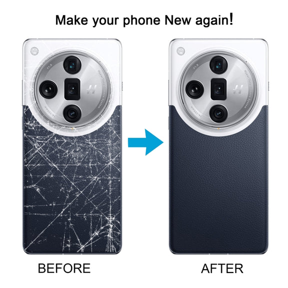 For OPPO Find X7 Original Battery Back Cover with Camera Lens Cover(Blue)