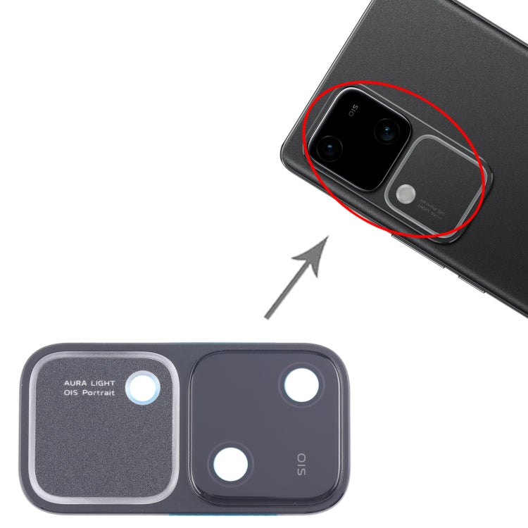 For vivo V30 Original Camera Lens Cover (Black)