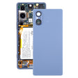 For Sony Xperia 5 V Battery Back Cover with Camera Lens Cover(Blue) - Back Cover by PMC TechLife | Online Shopping South Africa | PMC TechLife | Buy Now Pay Later Mobicred