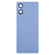 For Sony Xperia 5 V Battery Back Cover with Camera Lens Cover(Blue)
