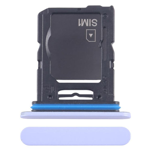 For Sony Xperia 10 V Original SIM Card Tray + Micro SD Card Tray (Purple)