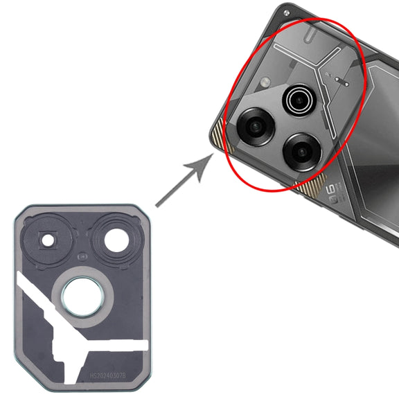 For Tecno Pova 6 Pro Original Rear Camera Frame (Green)