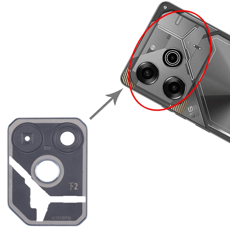 For Tecno Pova 6 Pro Original Rear Camera Frame (Blue)