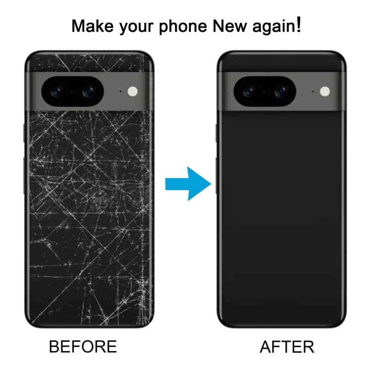 For Google Pixel 8a Original Battery Back Cover with Camera Lens Cover(Silver)