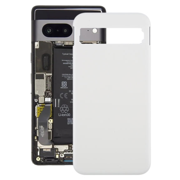 For Google Pixel 8a Original Battery Back Cover(Silver)