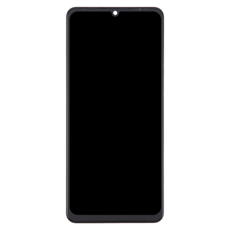 For ZTE Blade V50 Vita 8550 LCD Screen Digitizer Full Assembly with Frame (Black)